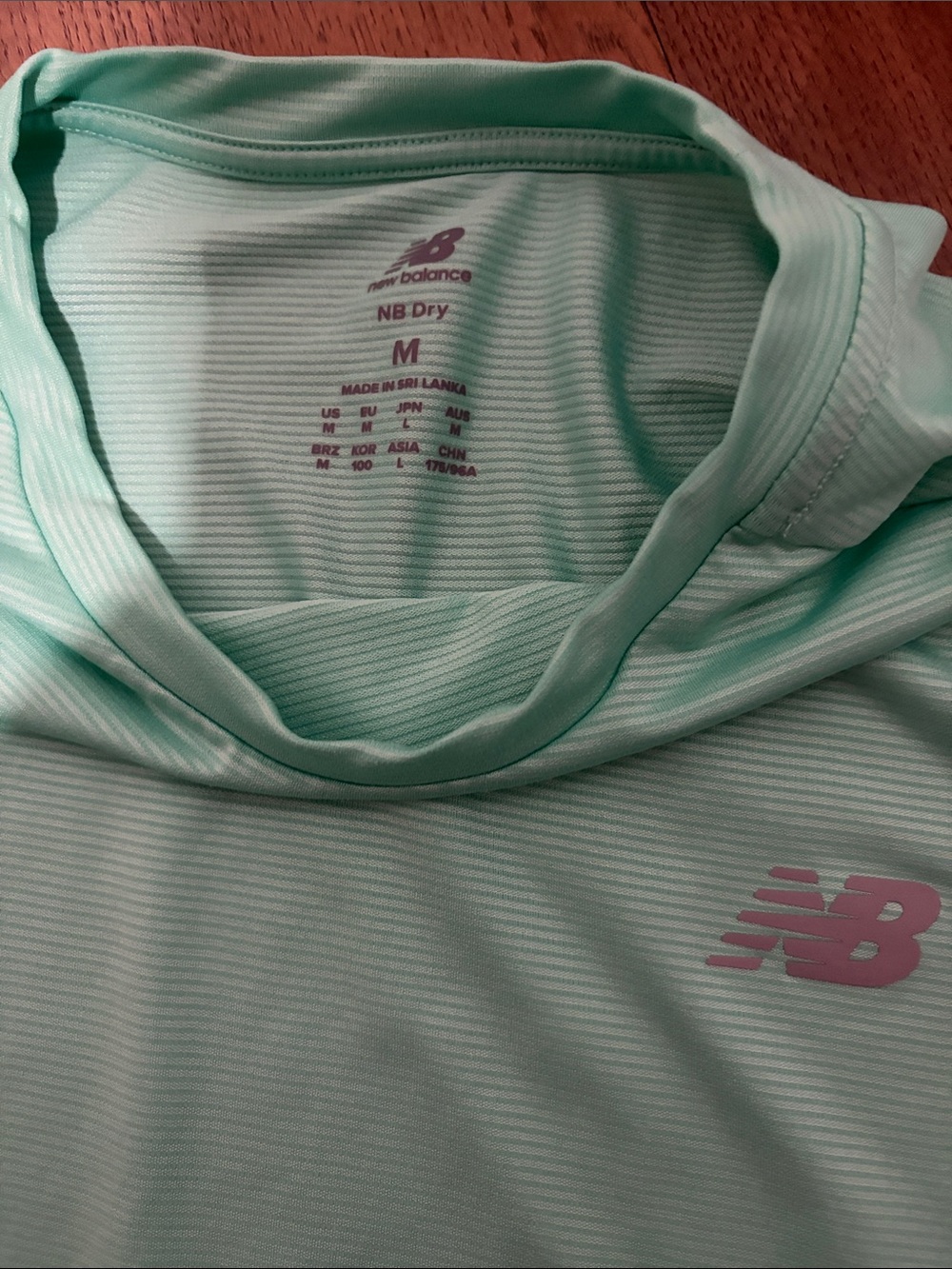 New Balance Men’s Short Sleeve Performance Tee — Mint - Picture 2 of 2
